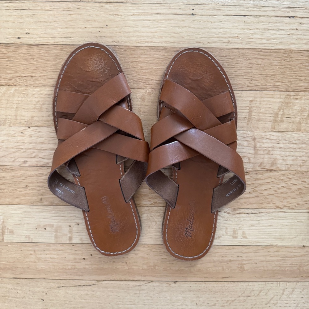 Madewell Brown Leather Sandals